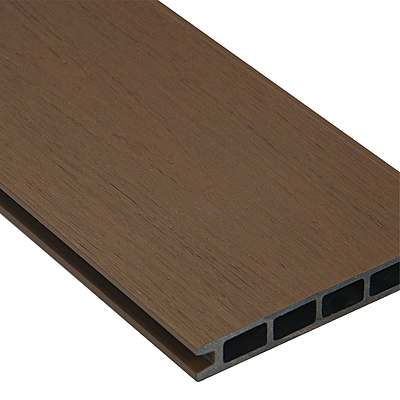 Planche clôture composite-Teck/1800mm x 20mm x 161.2mm/Écorse