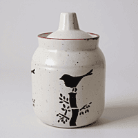 White Mat Jar