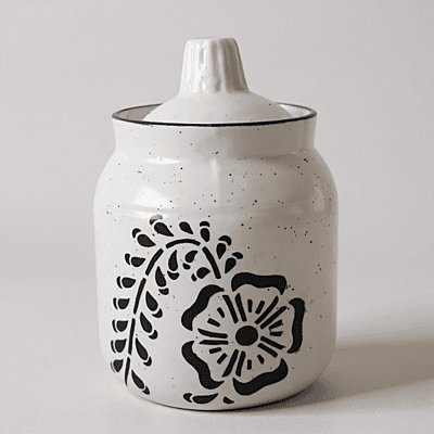 White Mat Jar
