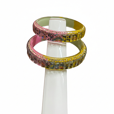 Border Bengles Multi Color Border Bengles Multi Color