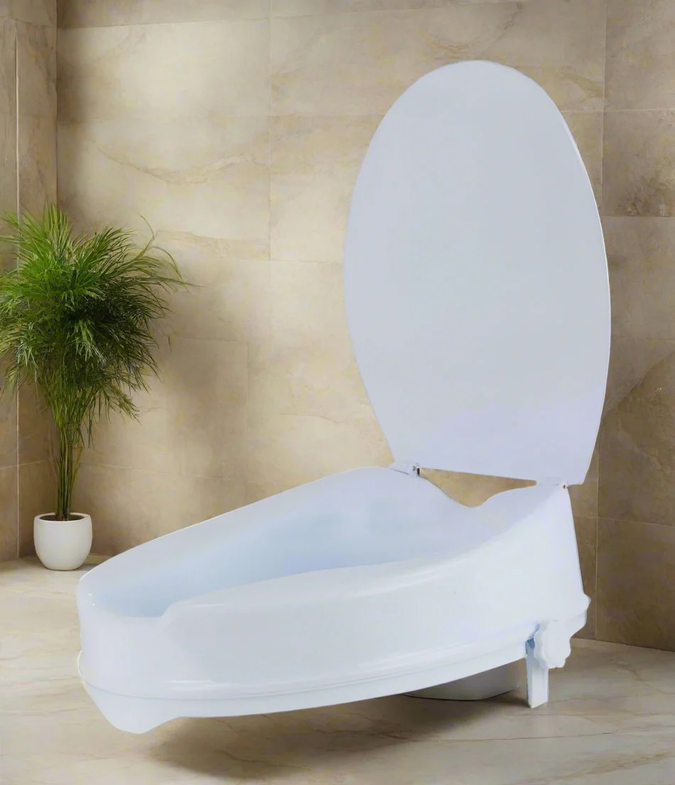 Mobb-MHLRTSD - 4' Raised Toilet Seat with Lid