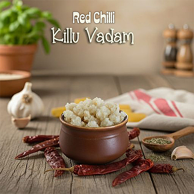 Red Chilli Killu Vadagam 200 gm