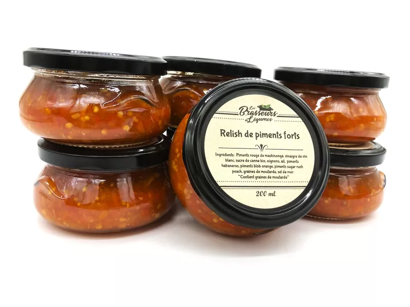 Relish de piments forts 200ml