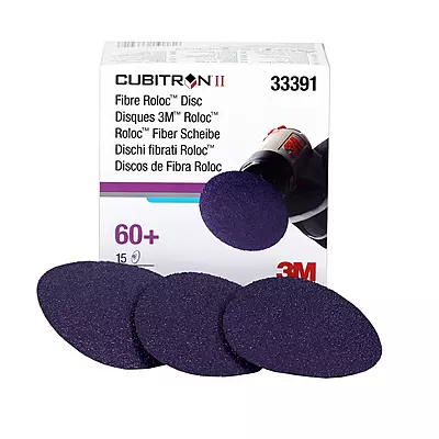P60+ 3" Cubitron II Roloc Discs 15/box