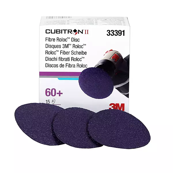 P60+ 3" Cubitron II Roloc Discs 15/box