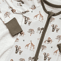 Pyjama safari 1 pièce