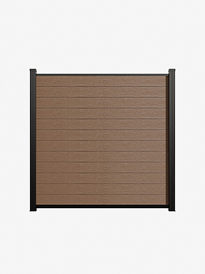 Planche clôture composite-Teck/1800mm x 20mm x 161.2mm/Ardoise