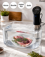 Elkanah 100% Premium Platinum Silicone Reusable Sous Vide Bags