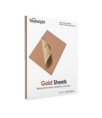 Sunmight Gold - 9" X 11" Plain Sheet (50 Sheets)