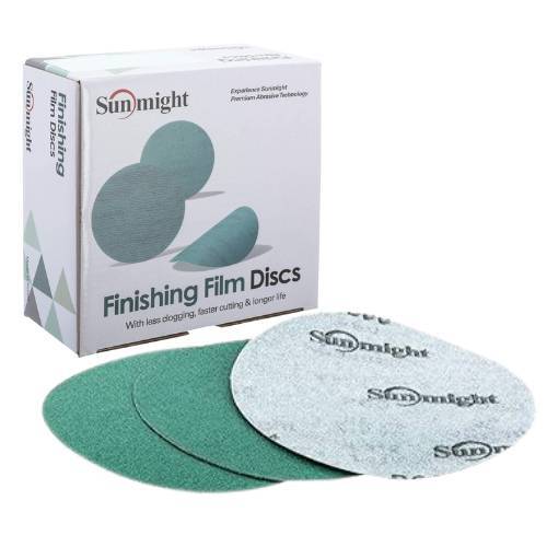 sunmight green velcro p320 6" round