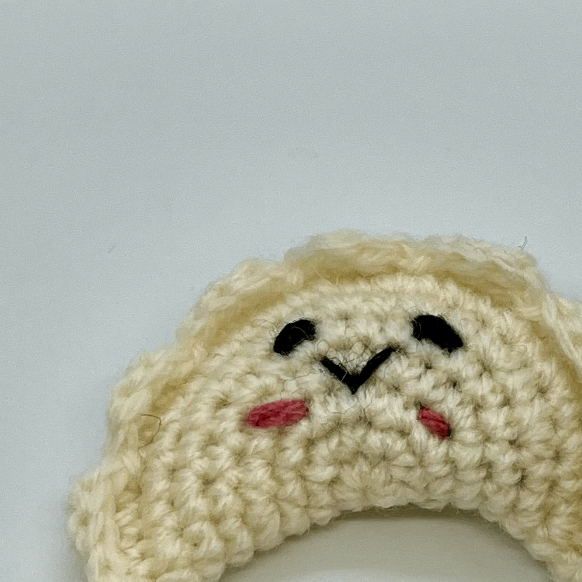 Smiling Gyoza Keyring
