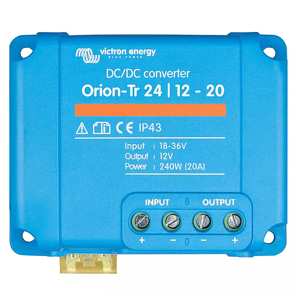 Convertisseur DC-DC Orion-Tr 24/12-20 (240W) Non-Isolé de Victron Energy | ORI241220200