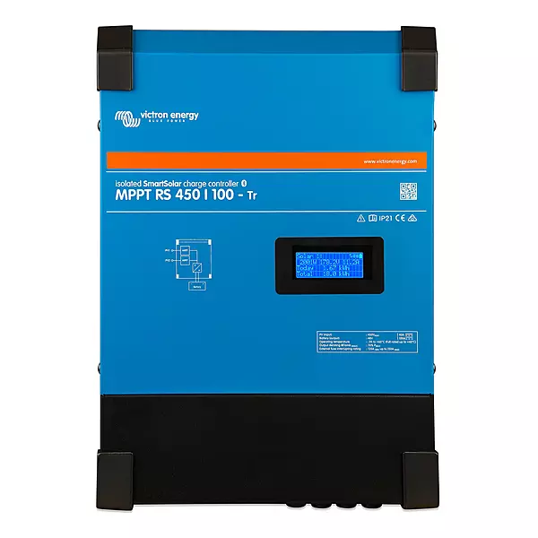 Régulateur de charge solaire SmartSolar MPPT RS 450/100-Tr de Victron Energy | SCC145110410