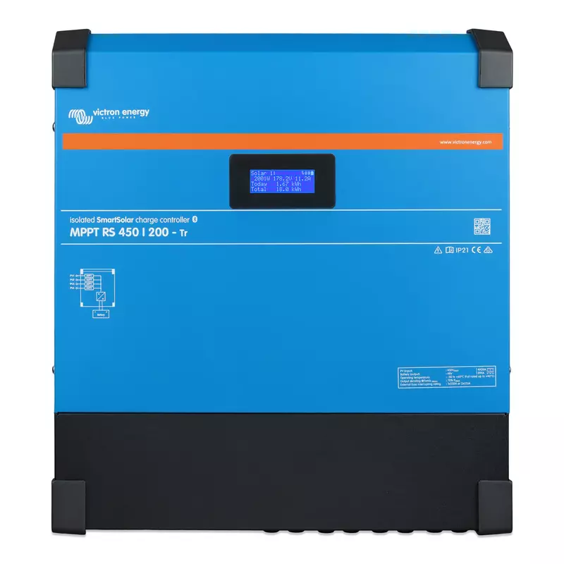 Régulateur de charge solaire SmartSolar MPPT RS 450/200-Tr de Victron Energy | SCC145120410