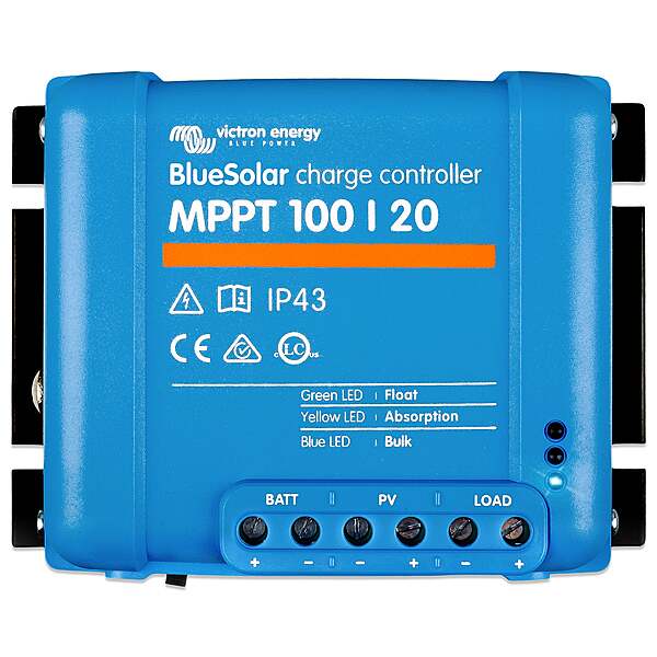 Régulateur de charge solaire BlueSolar MPPT 100/20 de Victron Energy | SCC110020170R