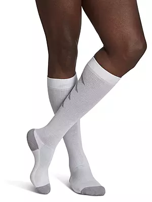 SIG401CS00 - 401C Athletic Recovery Sock 15-20mmHg U SM White